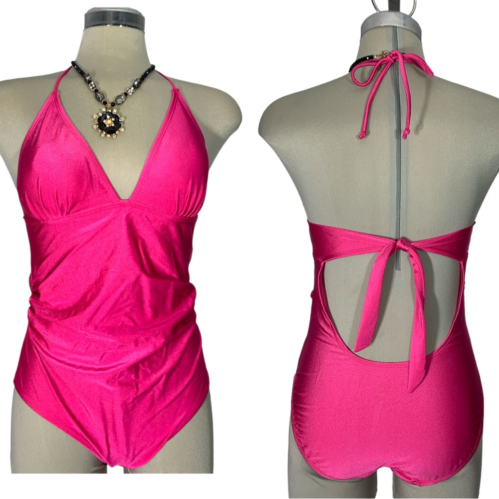 Christine Maternity Pink swim suite One Piece Size 10/12